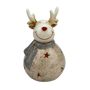 LED Blue Reindeer  - Large