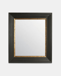 Black & Gold Frame Mirror