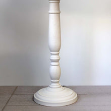 Load image into Gallery viewer, Grace White Washed Lamp and Grey Shade
