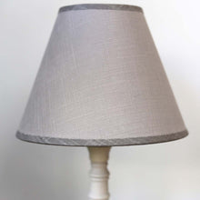 Load image into Gallery viewer, Grace White Washed Lamp and Grey Shade
