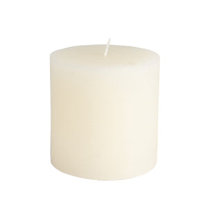 Rustic Ivory Pillar Candle (100x100mm)