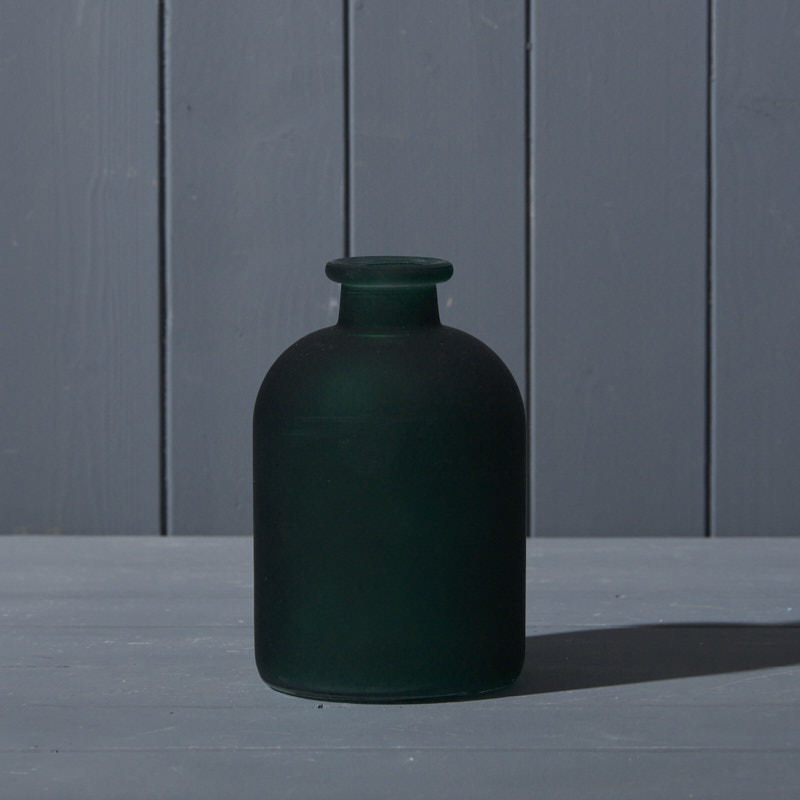 Dark Green Matt Bottle Vase
