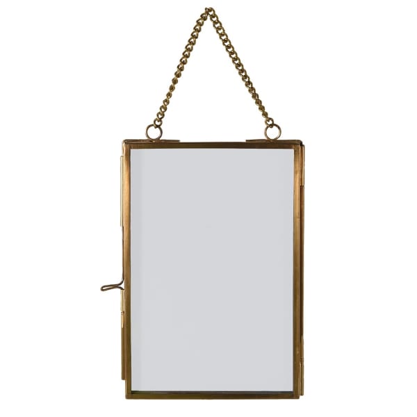 Brass Hanging Photo Frame - Small