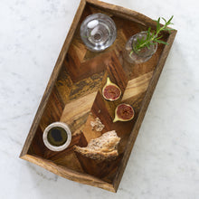 Load image into Gallery viewer, Natural Mixed Wood Tray - Large
