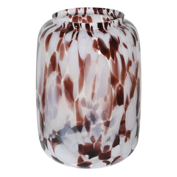 Ombre Mottled Glass Vase - Small