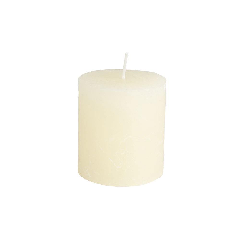 Rustic Ivory Pillar Candle (70x75mm)