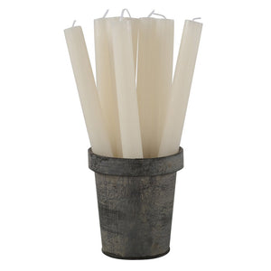 Rustic Ivory  Dinner Candles