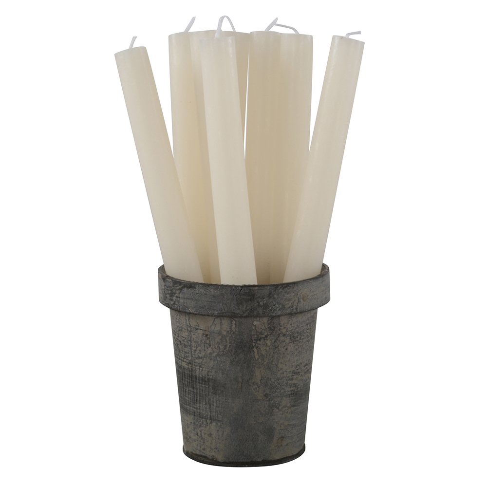 Rustic Ivory  Dinner Candles
