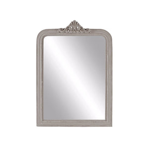 Louis XIV Grey Distressed Mirror